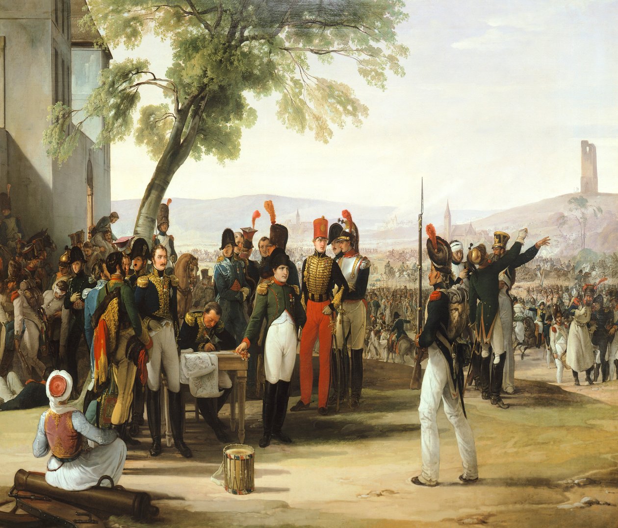Napoleon efter slaget vid Wagram, av Francesco Hayez (1791-1882) av Francesco Hayez