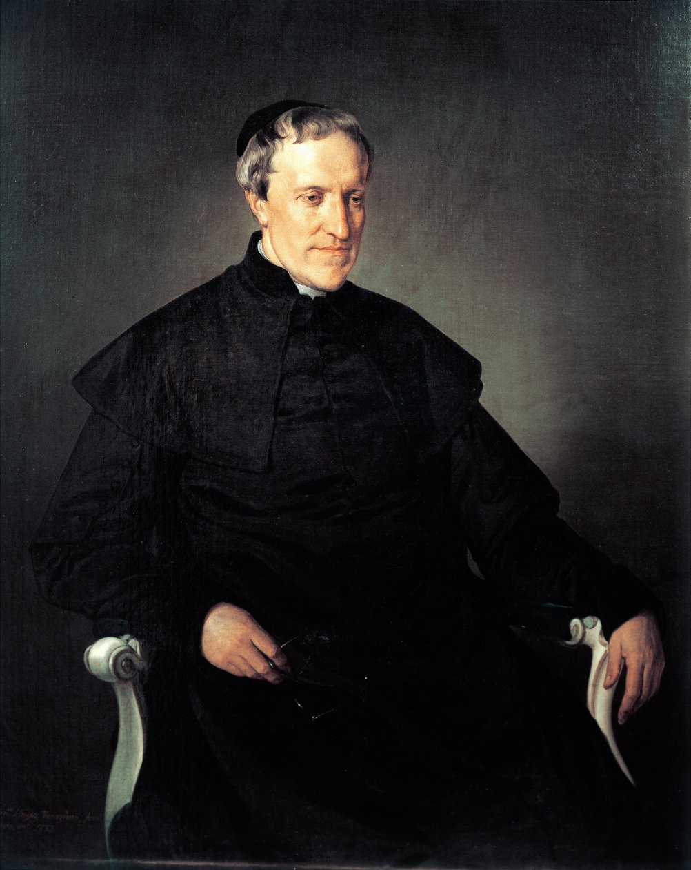 Porträtt av Antonio Rosmini Serbati, av Francesco Hayez (1791-1882), olja på duk av Francesco Hayez
