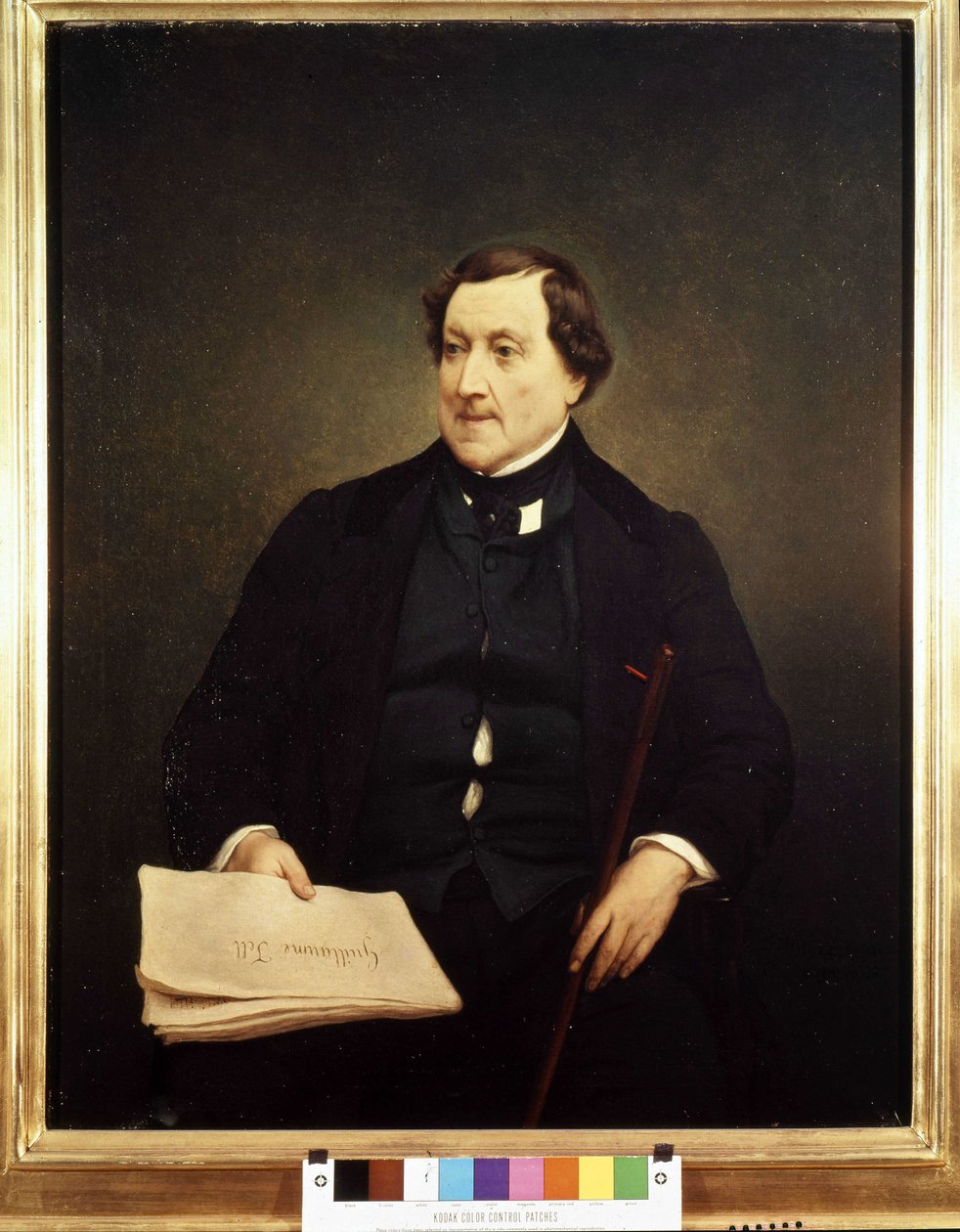 Porträtt av Gioacchino Rossini (1792-1868) - av Hayez, Brera Museum, Milano av Francesco Hayez