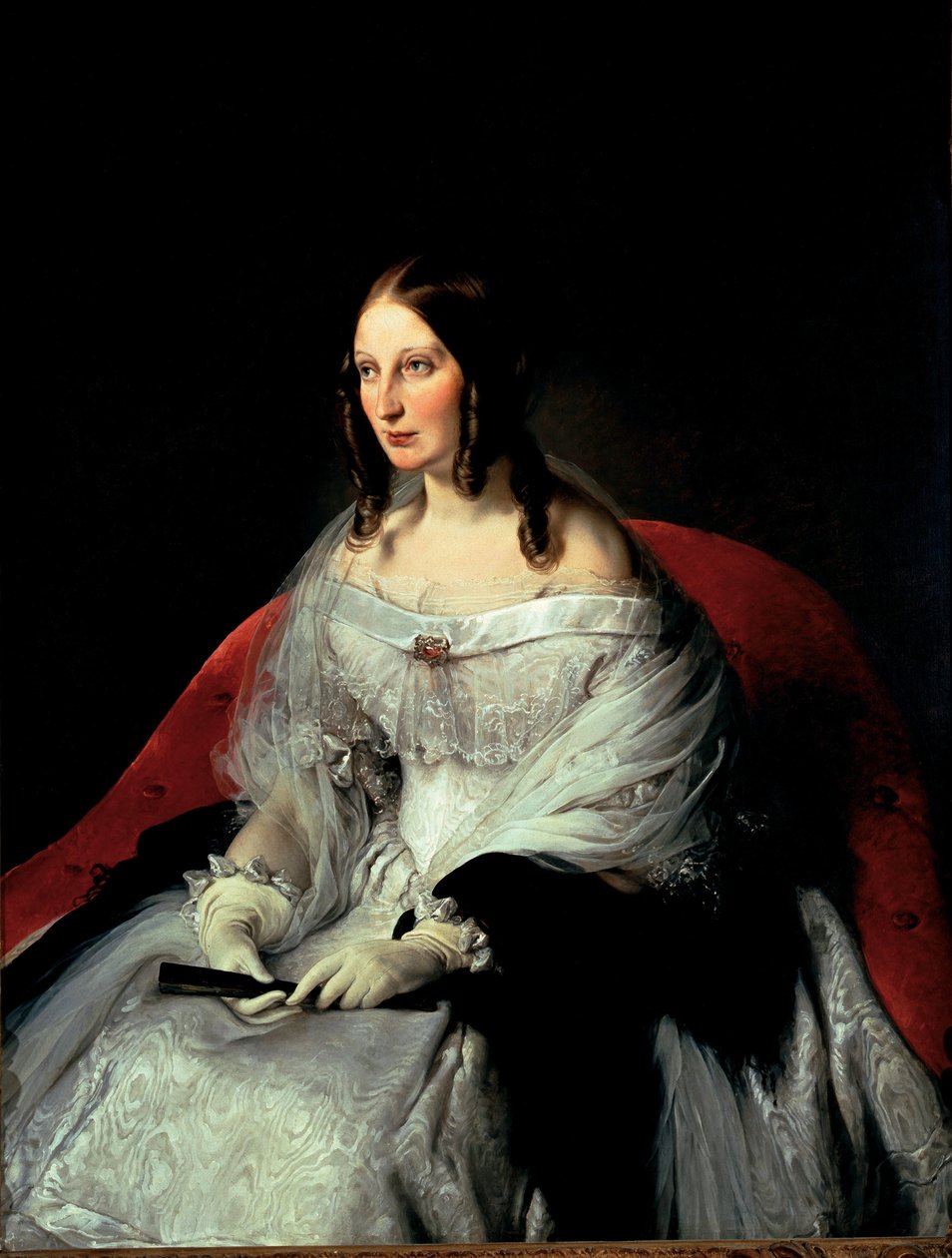 Porträtt av Sarah Louise Strachan (1818-1881), prinsessan av Sant