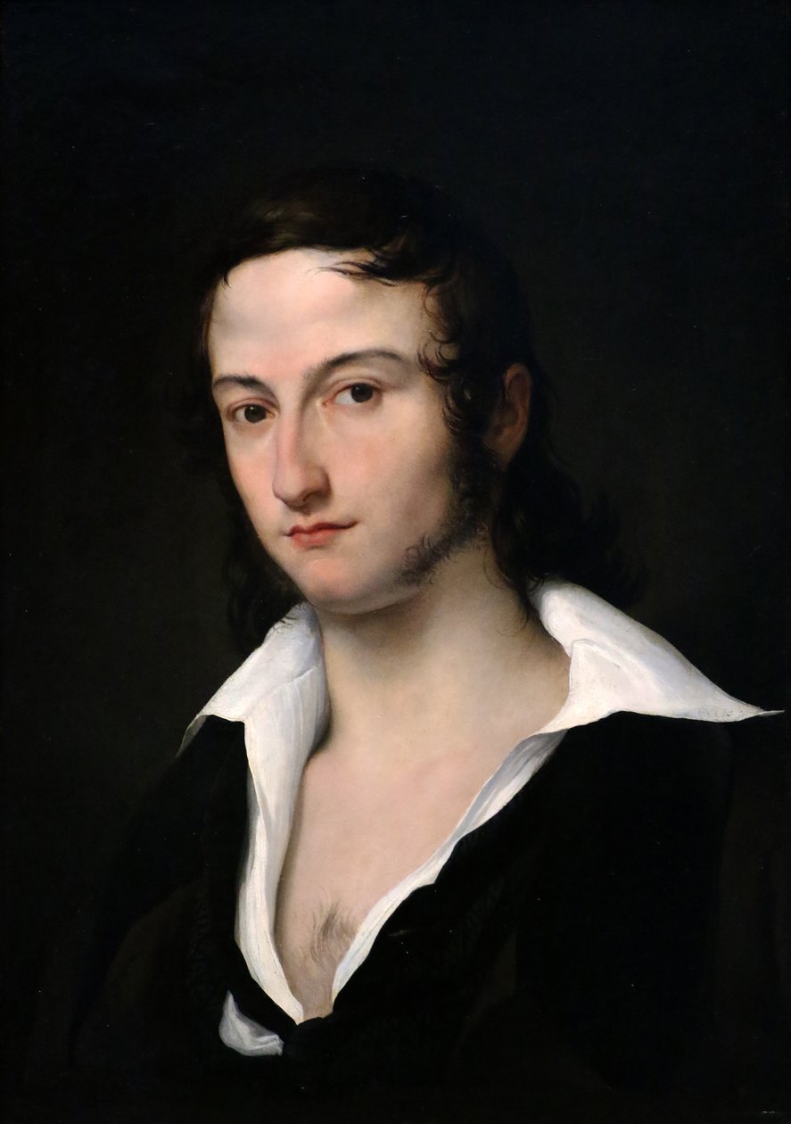 Porträtt av Carlo della Bianca av Francesco Hayez