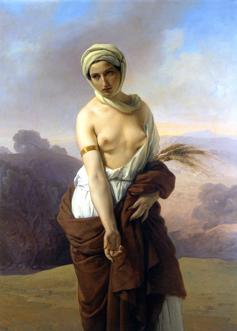 Ruth. Målning av Francesco Hayez. 1853. Civic Museums, Bologna. av Francesco Hayez