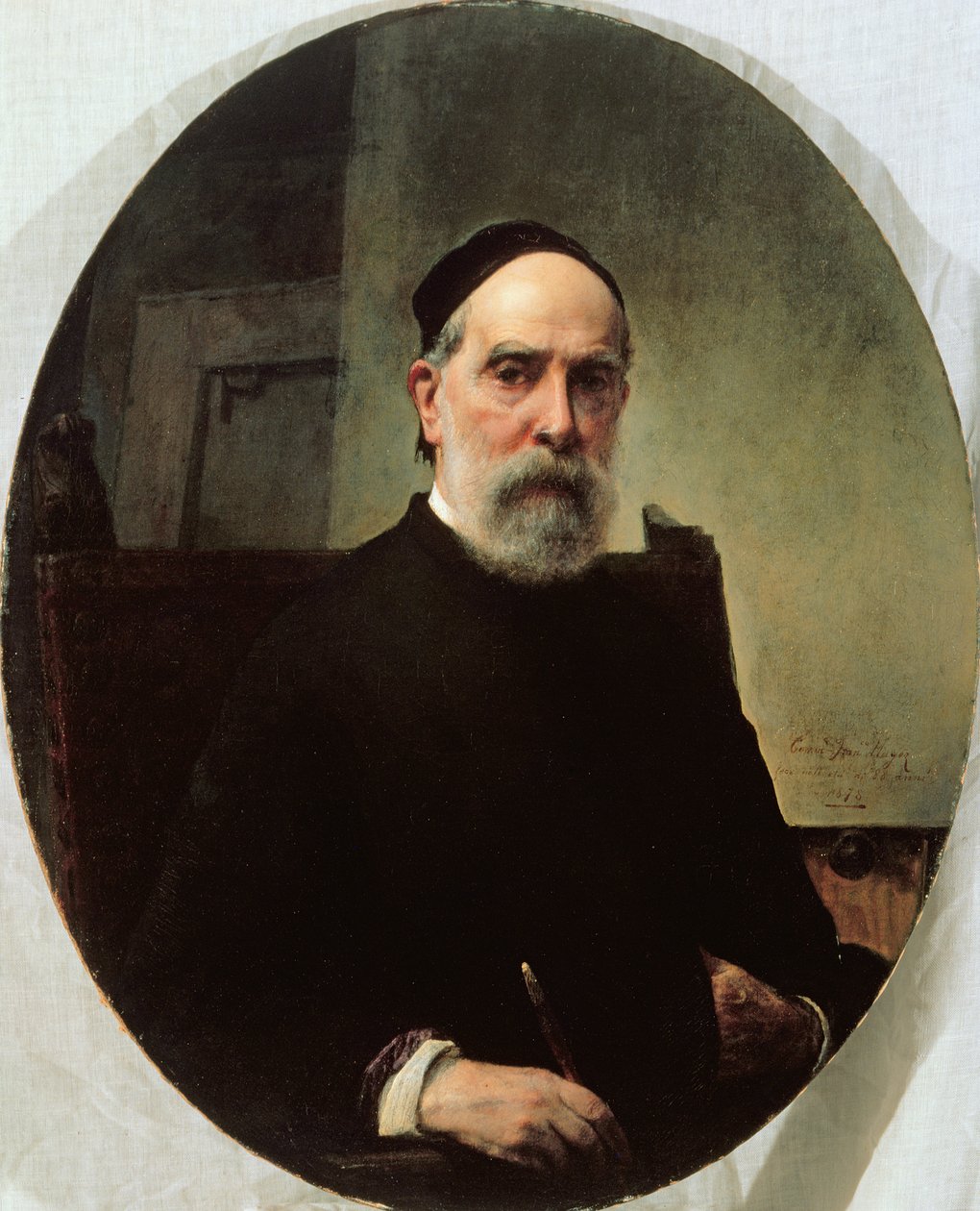 Självporträtt, 1878 av Francesco Hayez