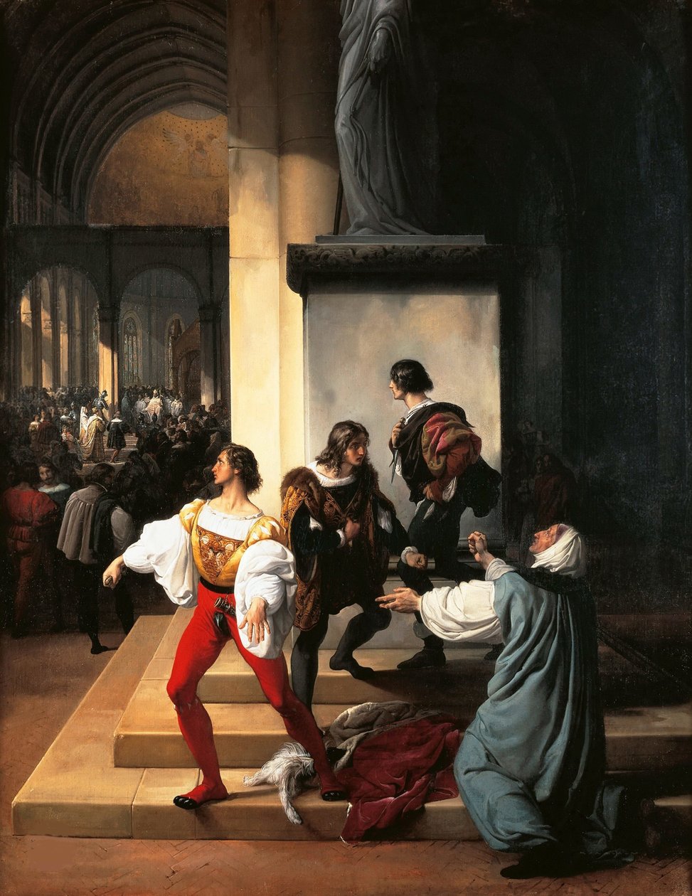 Lampugnanis konspiration, 1826. av Francesco Hayez