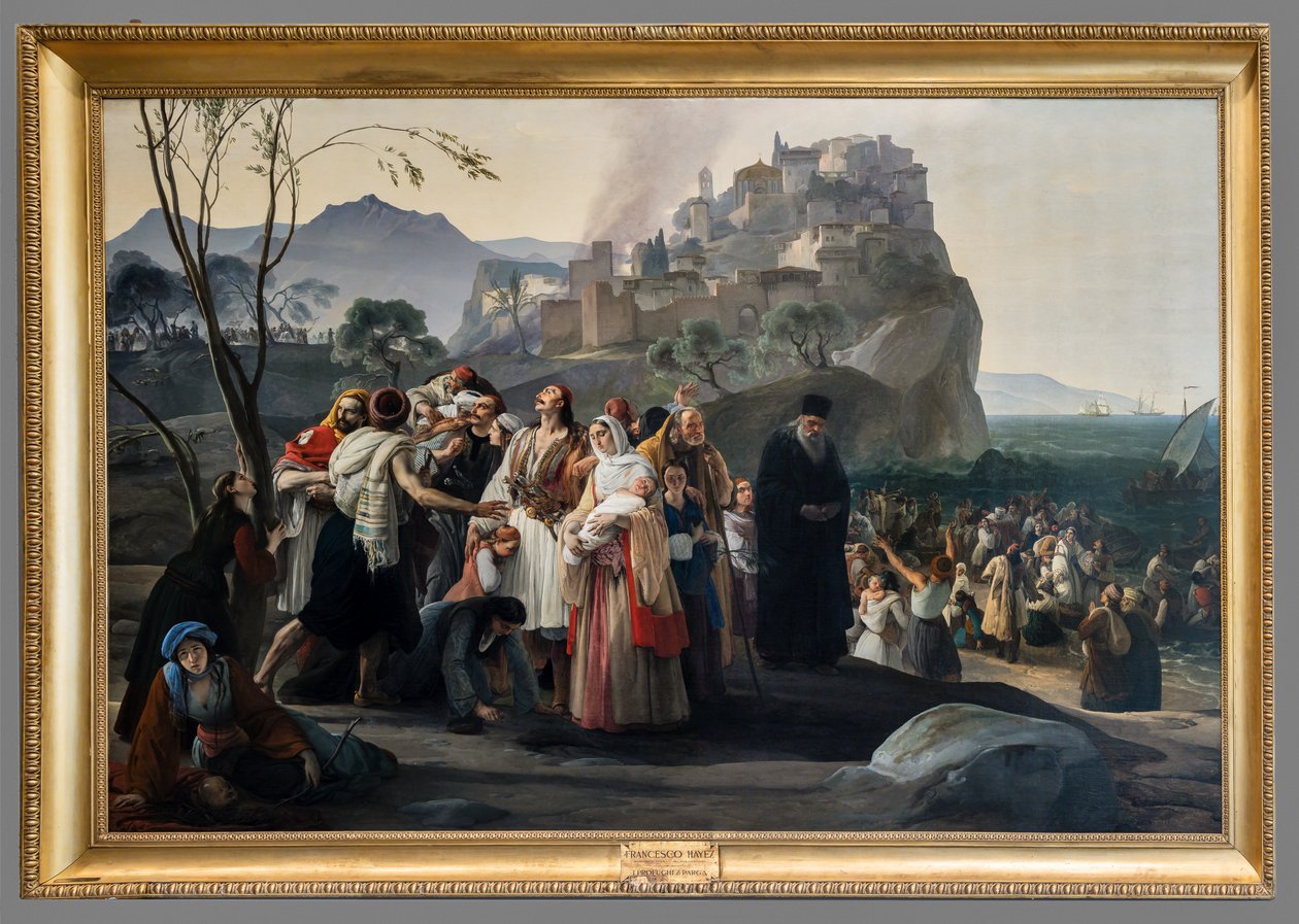 refugispuffen läste av Francesco Hayez