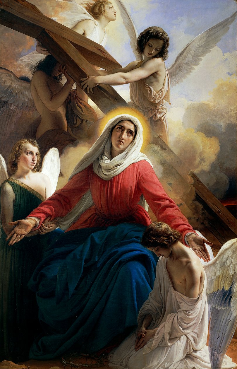 Den sorgsna, av Francesco Hayez av Francesco Hayez
