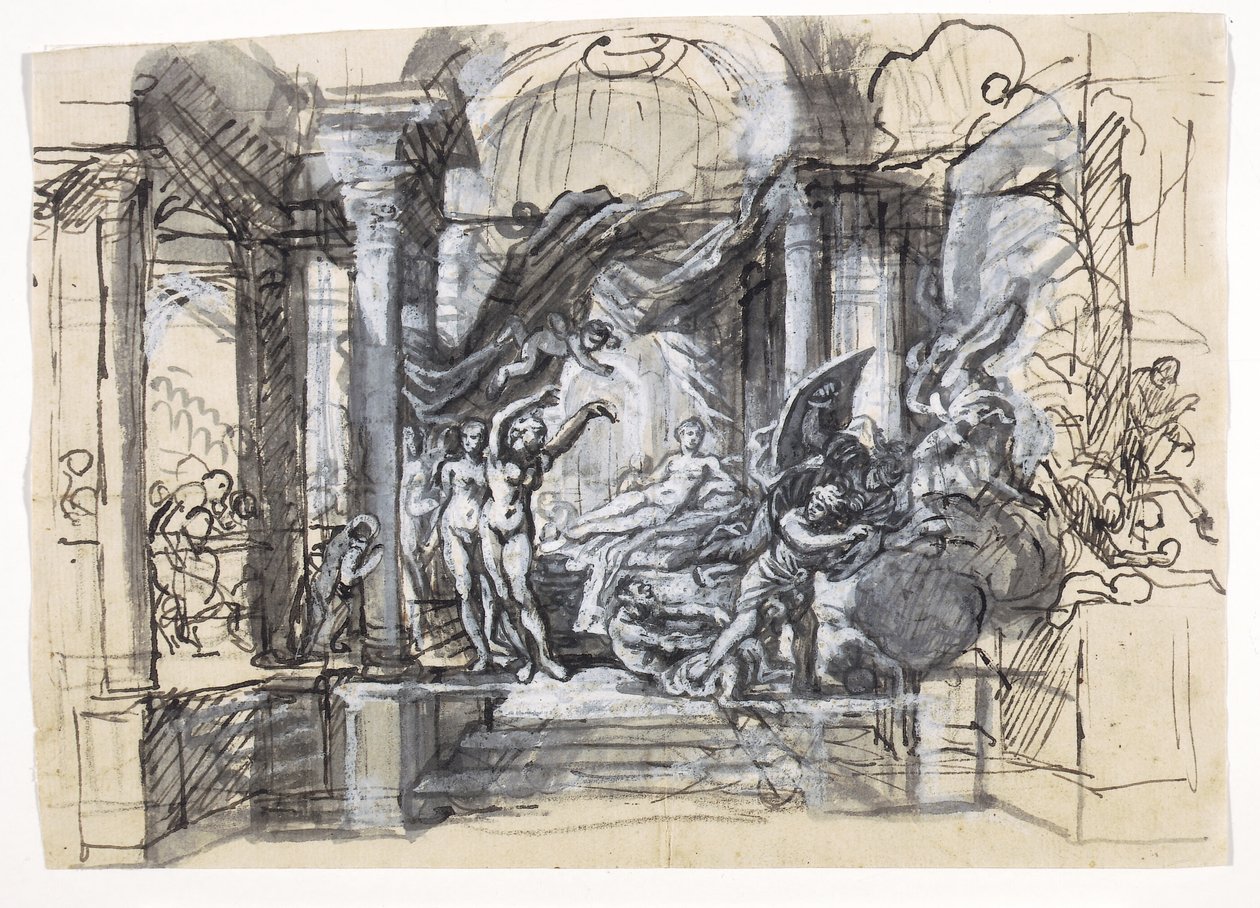 Allegorisk scen av Francesco La Marra