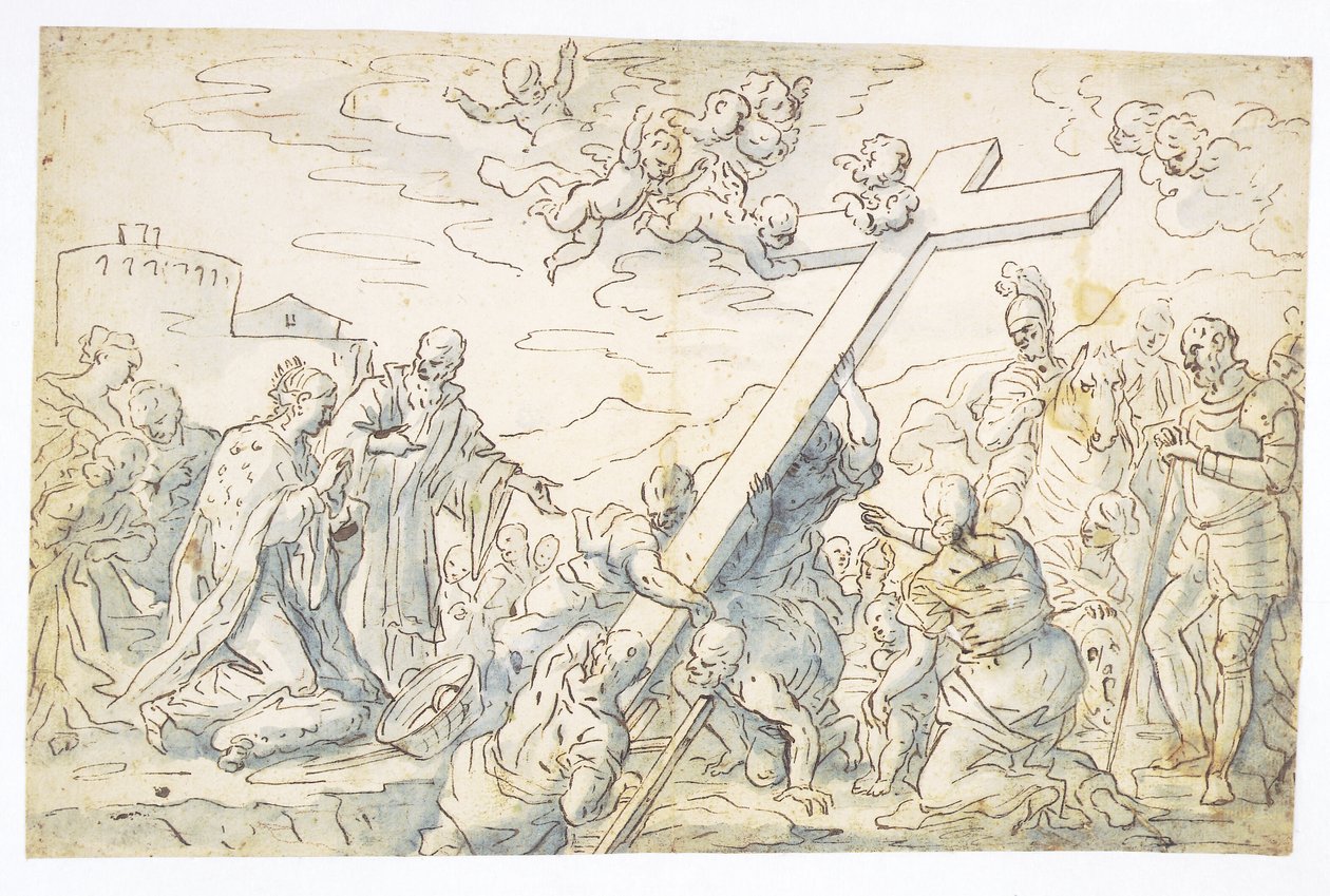 Upptäckten av det sanna korset av Francesco La Marra
