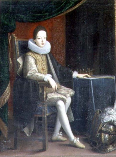 Porträtt av den helige romerske kejsaren Ferdinand II (1578-1637) 1623 av Francesco Ligozzi