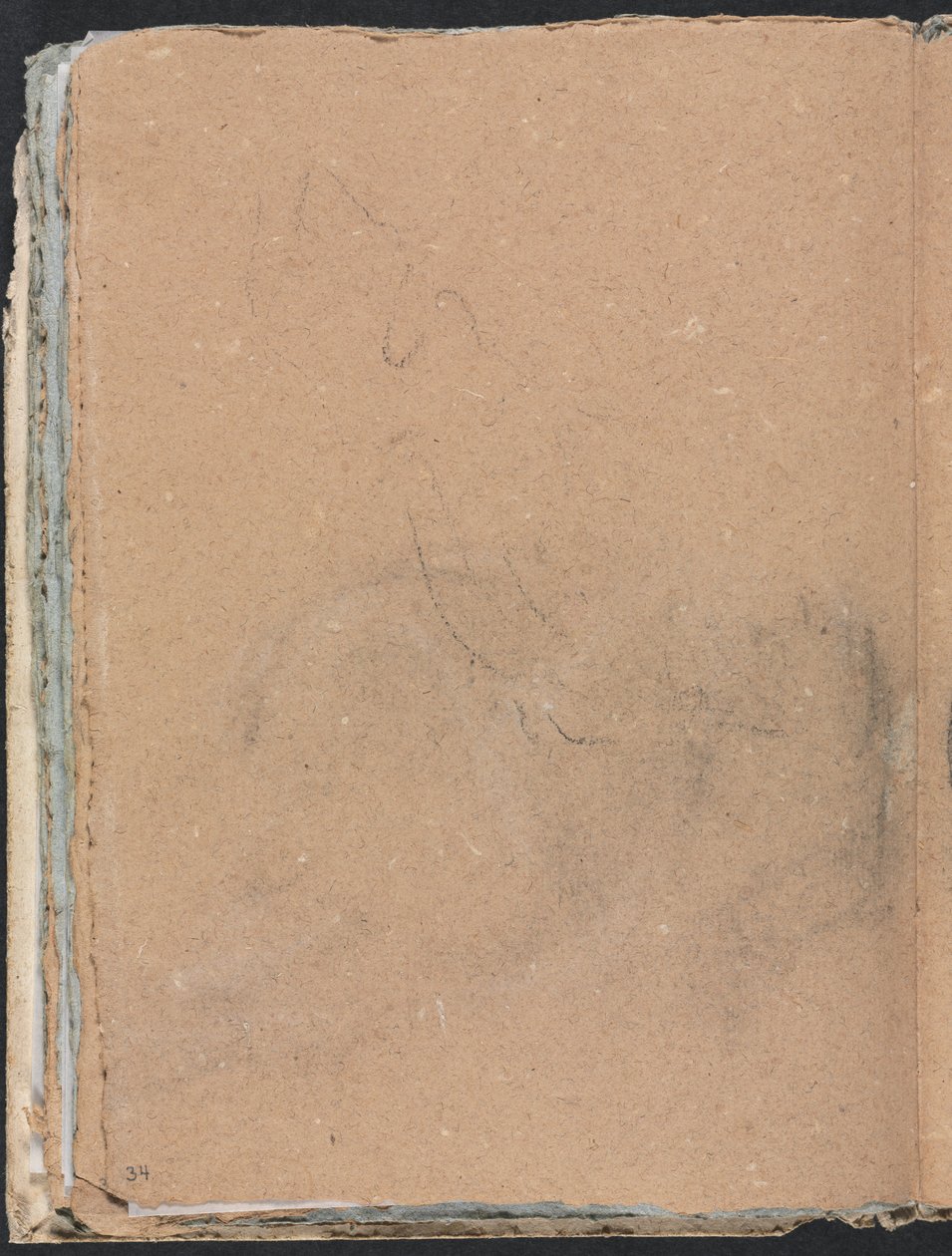 Verona Skissbok: Otydlig form sida 34, 1760. av Francesco Lorenzi
