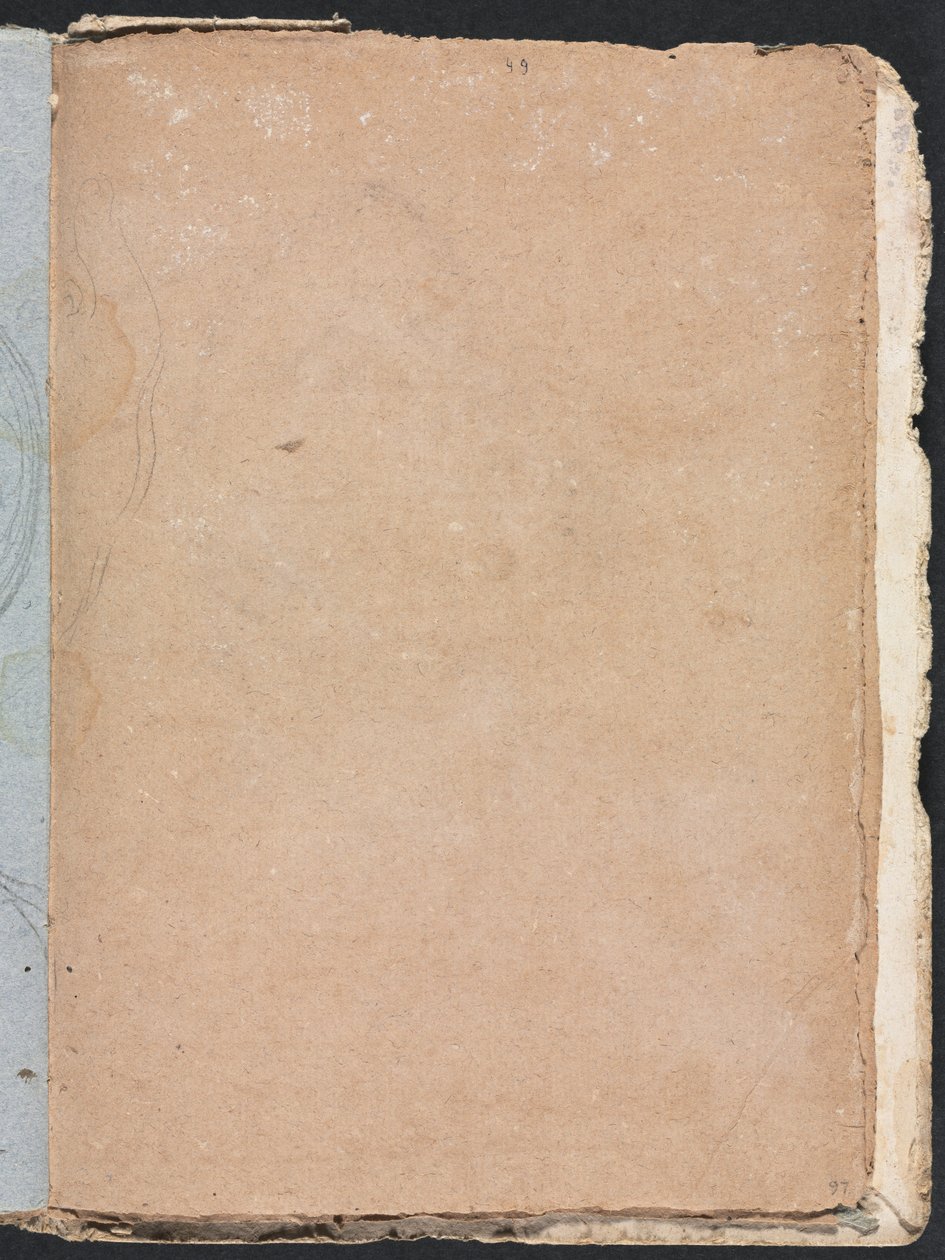 Verona Skissbok: Otydlig form sida 97, 1760. av Francesco Lorenzi