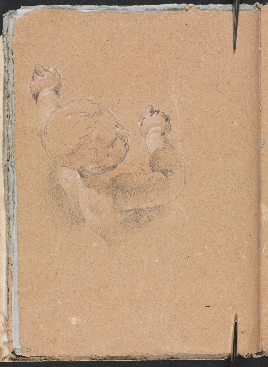 Verona Skissbok: Putto sida 22, 1760. av Francesco Lorenzi
