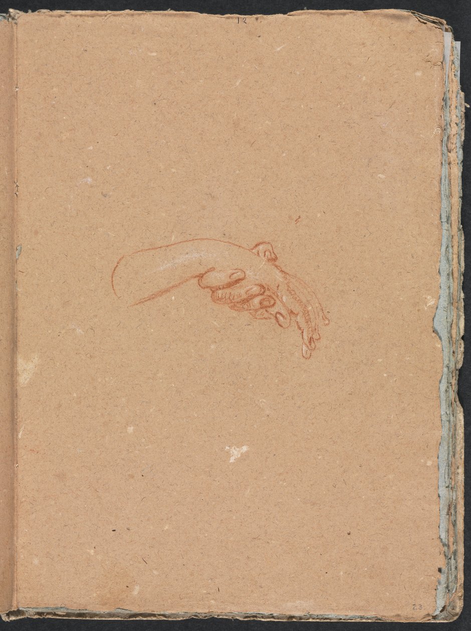 Verona Sketchbook: Study of hands (sida 23) av Francesco Lorenzi