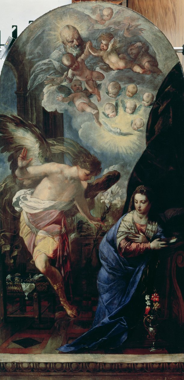 Bebådelsen, ca 1657-60 (olja på duk) av Francesco Maffei
