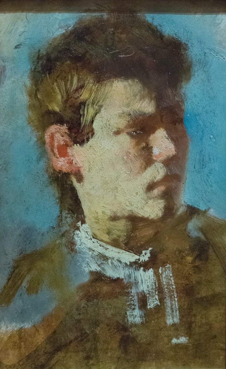 Självporträtt som ung av Francesco Paolo Michetti