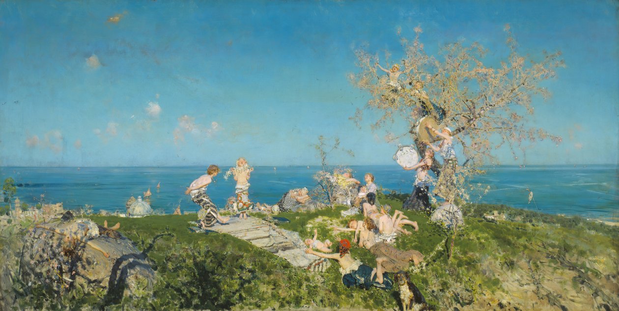 Vår och kärlek, 1878. av Francesco Paolo Michetti
