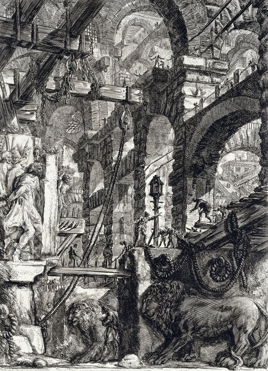 Fängelse V av Francesco Piranesi