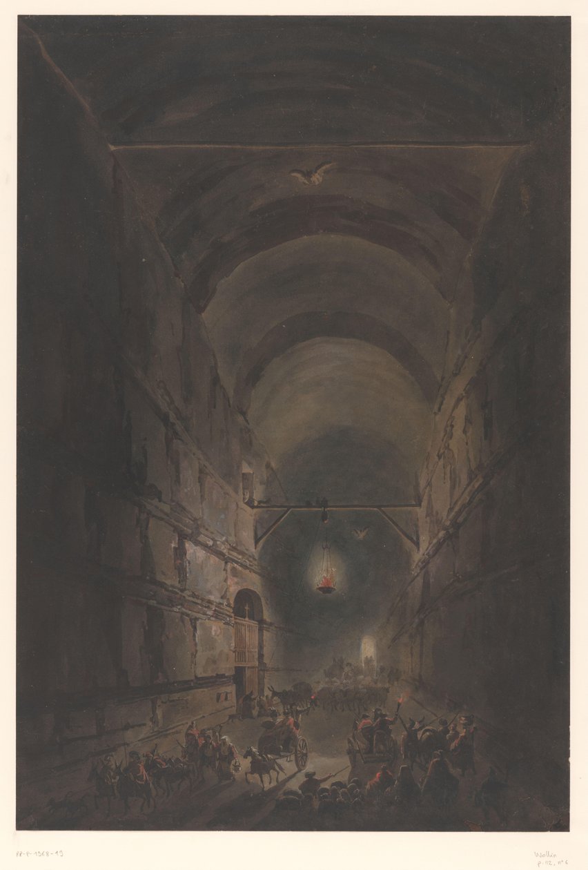 Grotto av Posillipo Grottan av Posillipo vid Neapel av Francesco Piranesi