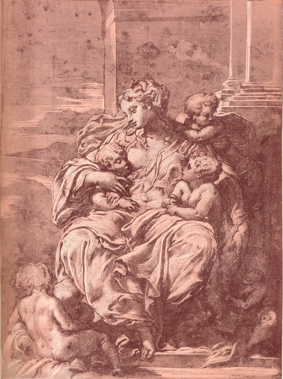 Välgörenhet, 1500-talet, 1903 av Francesco Primaticcio