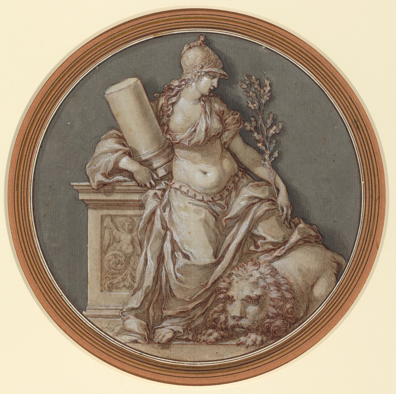 Allegori om styrka av Francesco Rosaspina