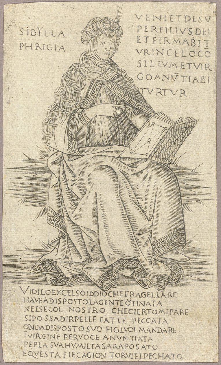 Den frygiska sibylla av Francesco Rosselli