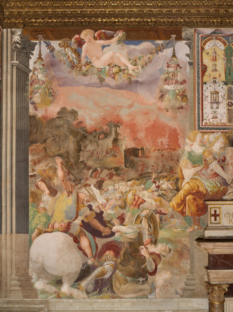 Volsciiernas framryckning av Francesco Salviati