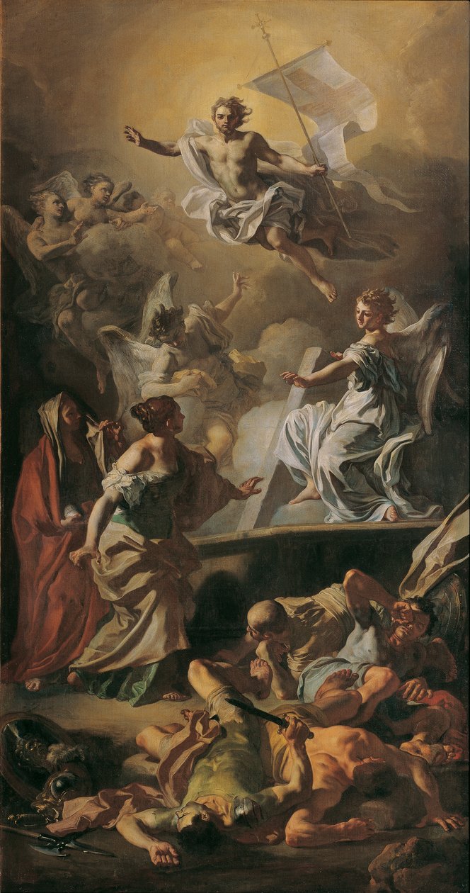 Kristi uppståndelse av Francesco Solimena