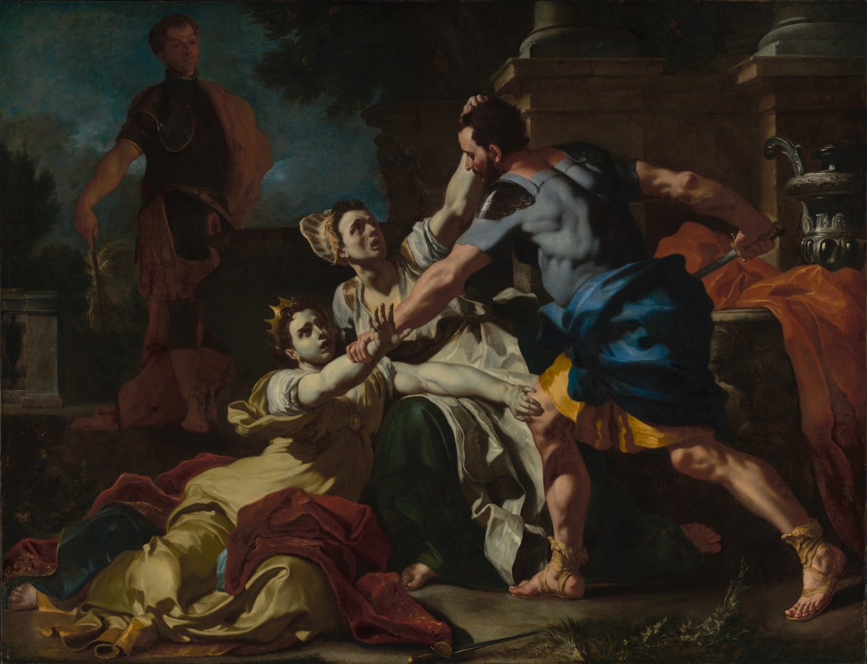 Messalinas död av Francesco Solimena