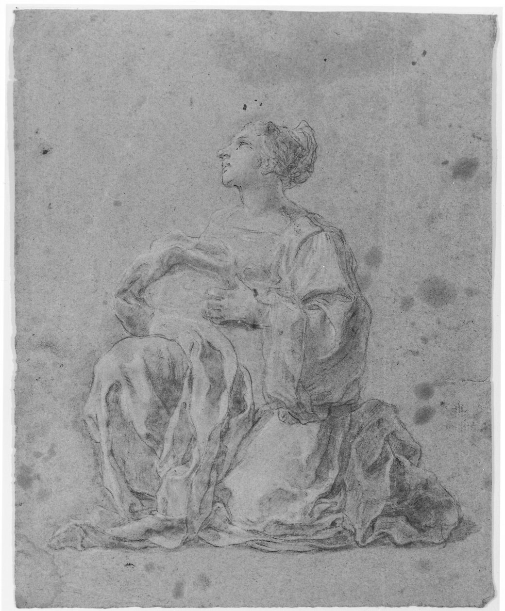 Knästående kvinna av Francesco Solimena