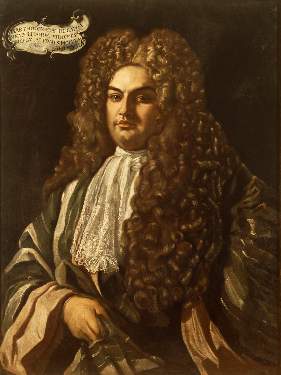 Porträtt av Bartolomeo di Capua av Francesco Solimena