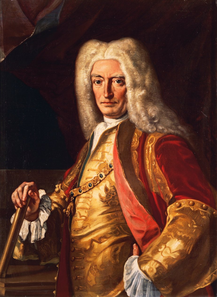 Porträtt av greve Aloys Thomas Raimund Von Harrach, vicekung av Neapel, ca 1730, av Francesco Solimena (1657-1747), olja på duk, 98x74 cm av Francesco Solimena