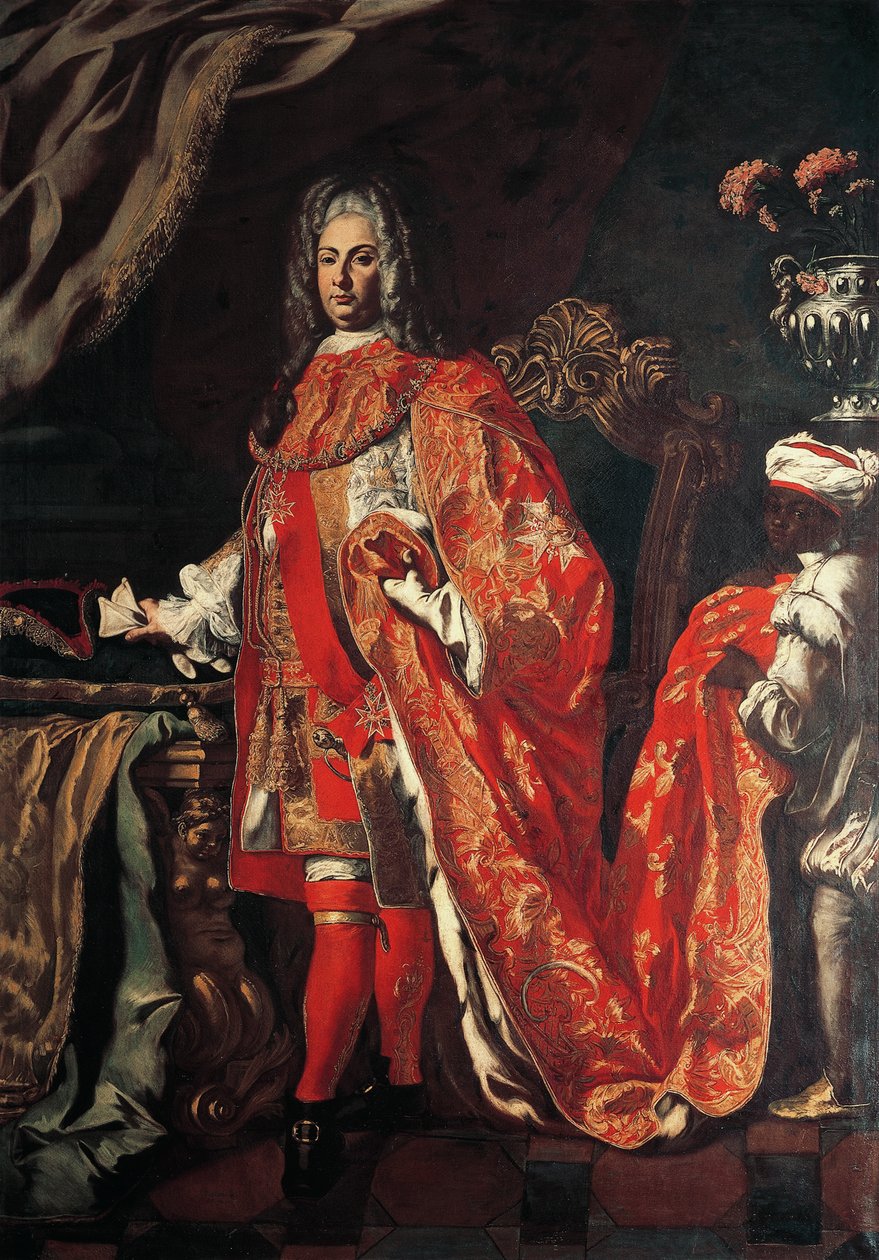 Porträtt av Marzio Carafa, hertig av Maddaloni, av Francesco Solimena (1647-1747) av Francesco Solimena