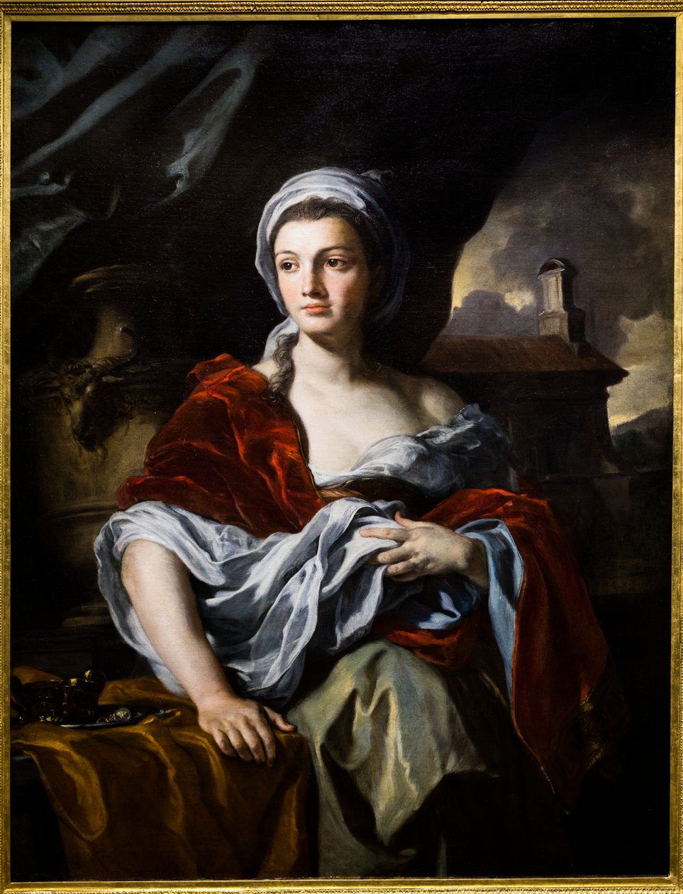 Porträtt av en kvinna av Francesco Solimena