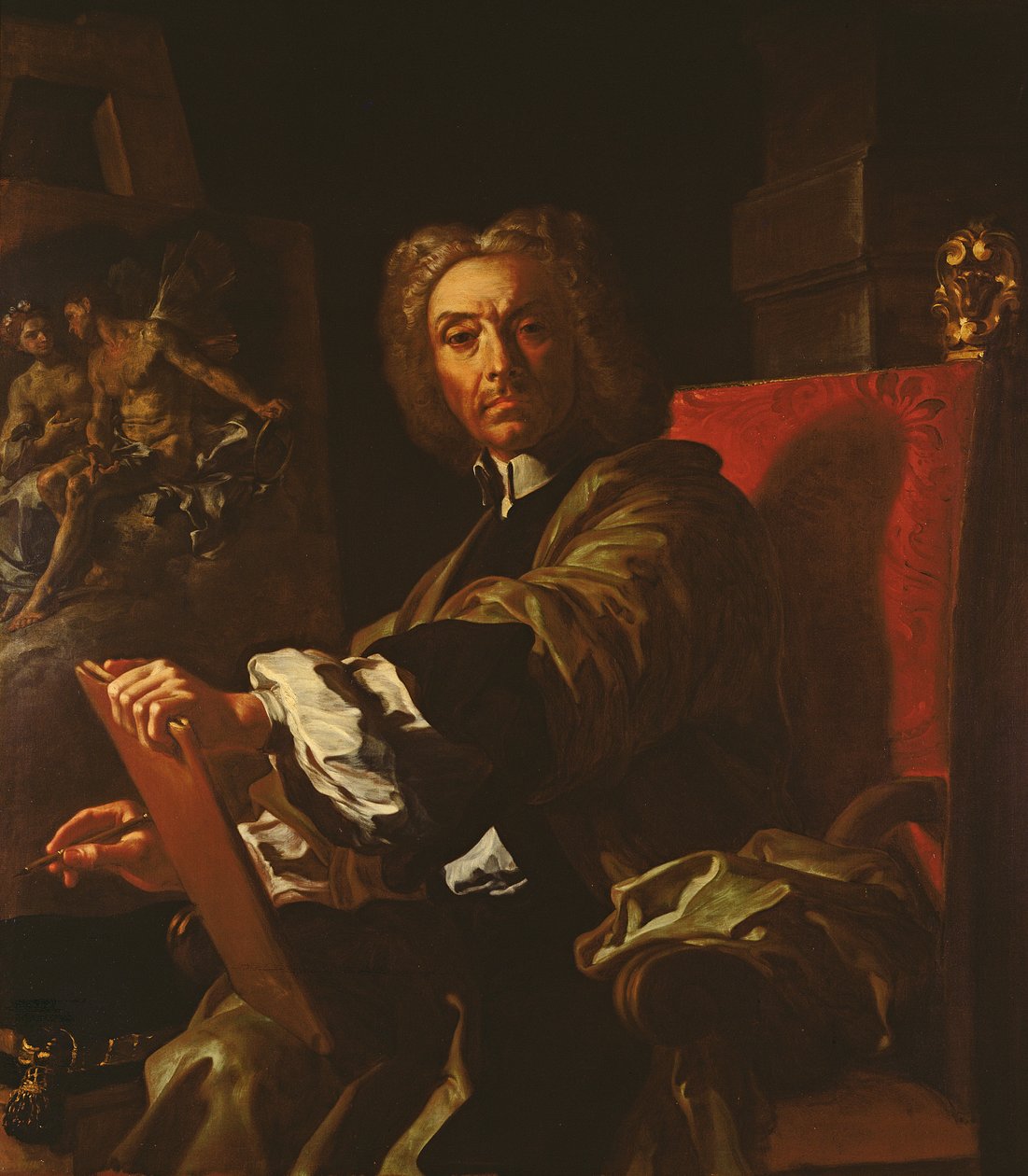 Självporträtt, 1730-31 av Francesco Solimena