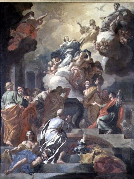 Jungfruns antagande av Francesco Solimena
