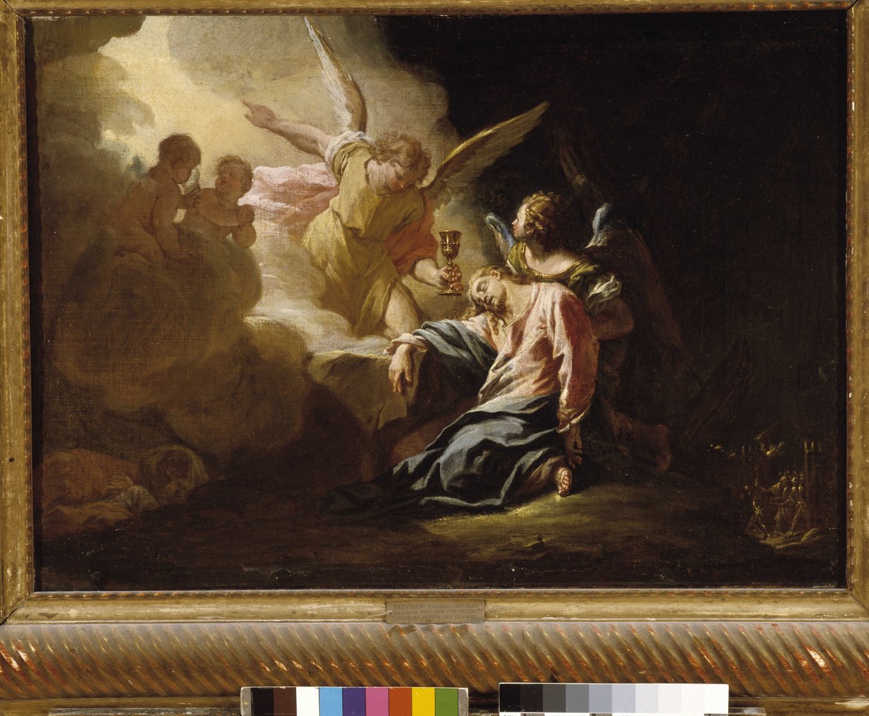 Kristus i olivträdens trädgårdar av Francesco Trevisani