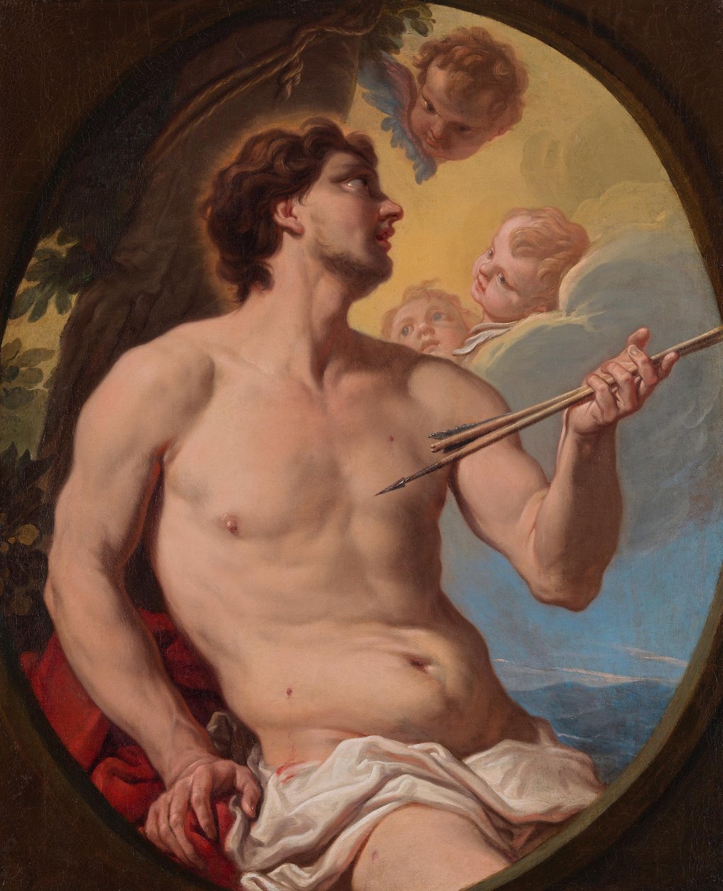 Sankt Sebastian av Francesco Trevisani