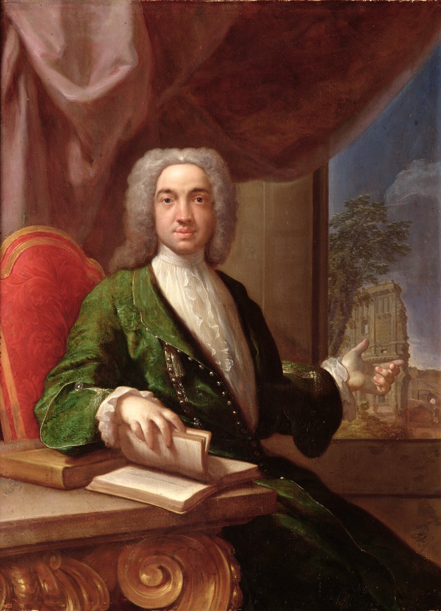Porträtt av Sir Edward Gascoigne, 6:e baronet av Francesco Trevisani