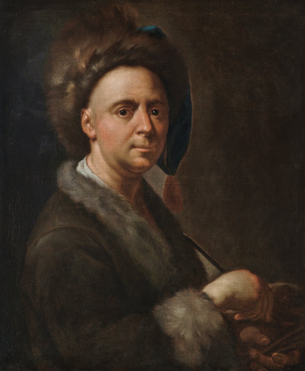 Porträtt av konstnären av Francesco Trevisani