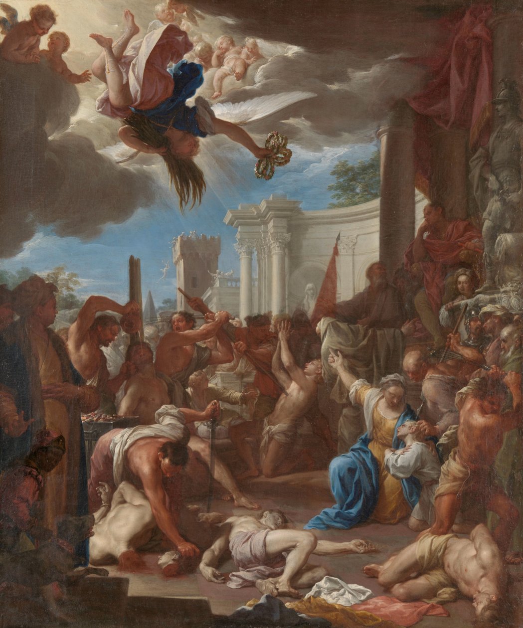 Martyrskapet för de sju sönerna av Saint Felicity av Francesco Trevisani