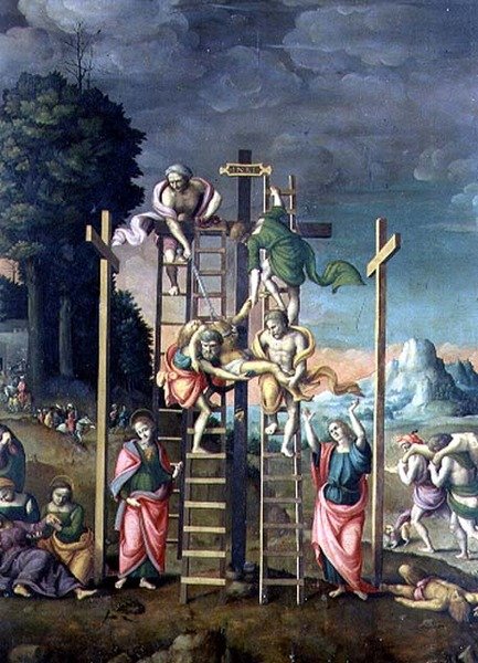 The Deposition of Christ, c.1518 (panel) av Francesco Ubertini Verdi Bachiacca