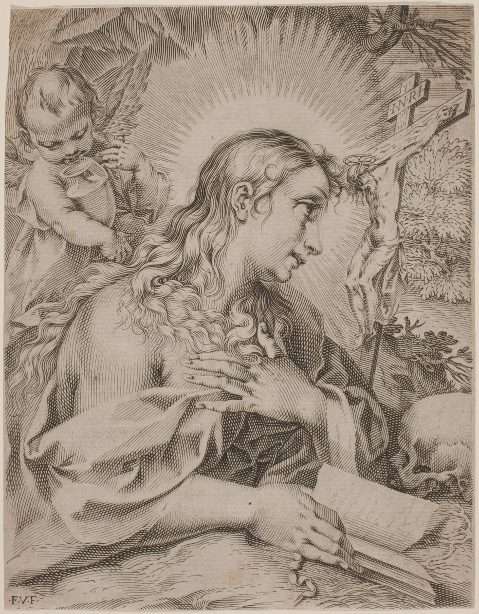 Den ångerfulla Magdalena av Francesco Vanni