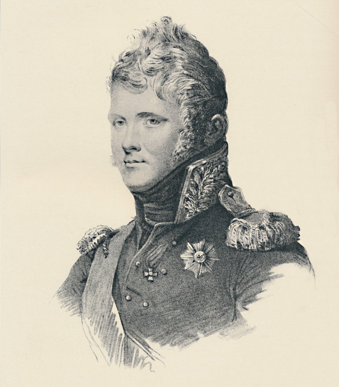 Alexander I, Rysslands kejsare, ca 1800, 1896 av Francesco Vendramini