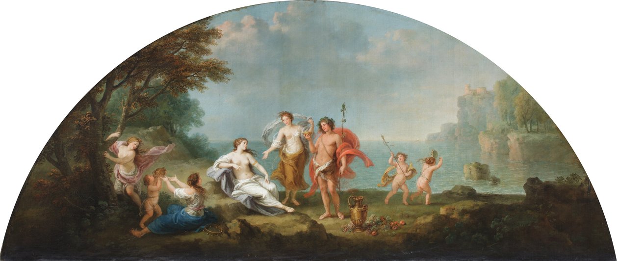 En Bacchus och Ariadne av Francesco Zuccarelli