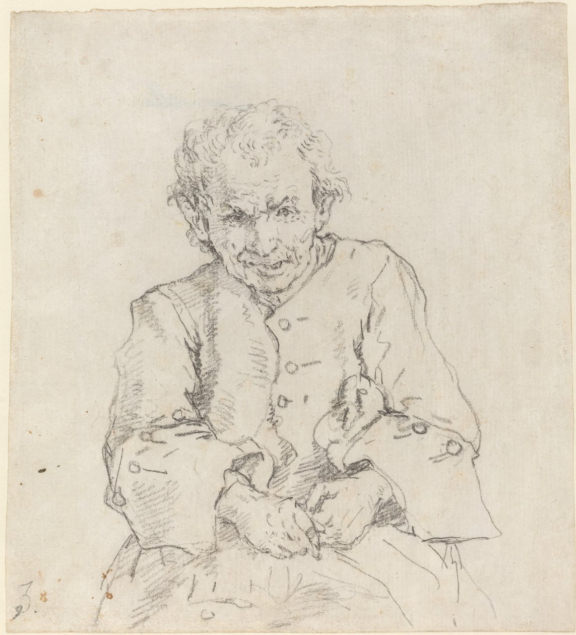 Sittande bonde av Francesco Zuccarelli