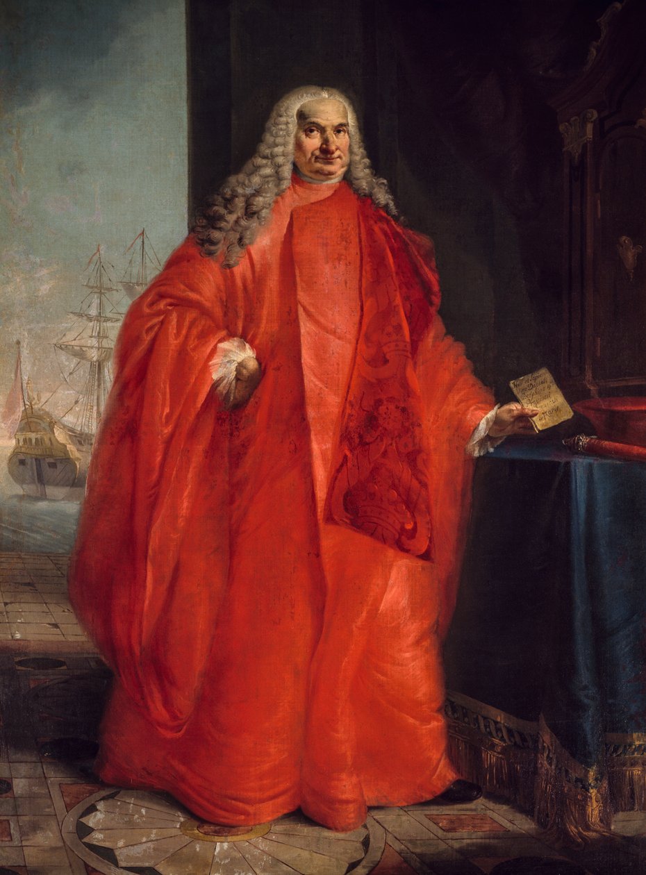 Porträtt av Daniele Girolamo Dolfin (1656-1729), venetiansk politiker av Francesco Zugno