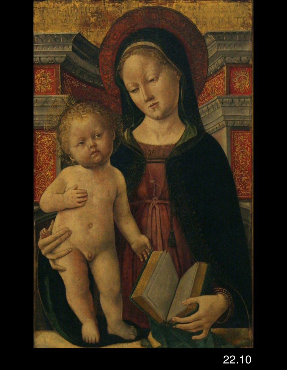 Madonna med barn av Francesco dai Libri