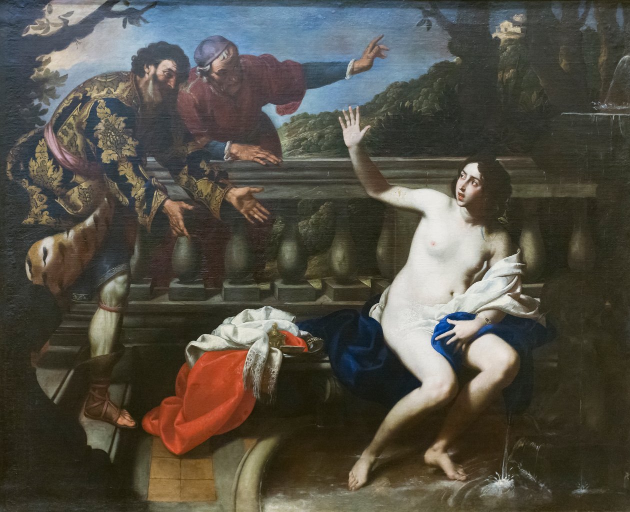 Susanna och de äldre av Francesco de (c.1600-54) Rosa