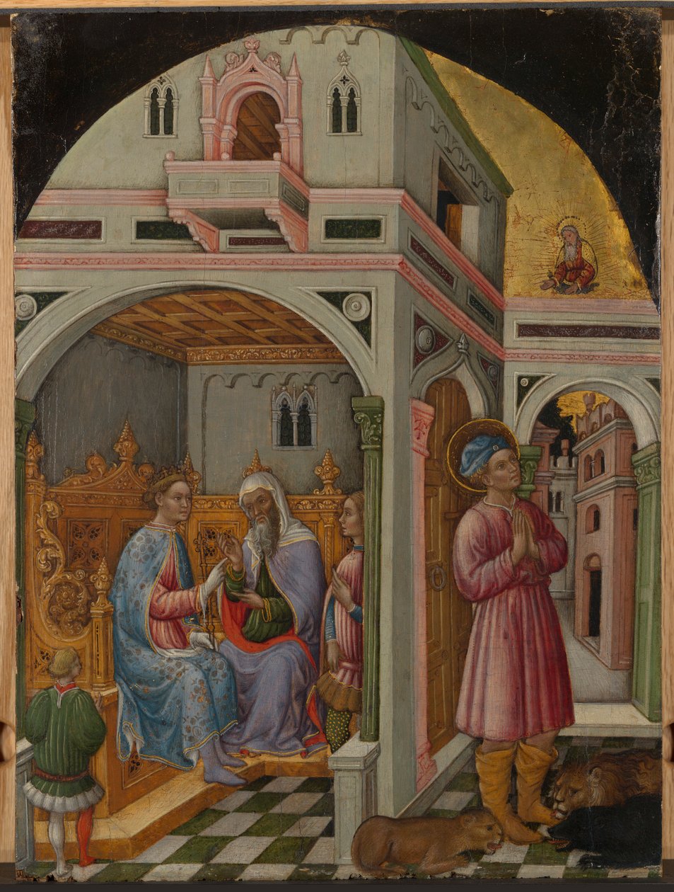 Saint Mamas före Aurelianus av Francesco de