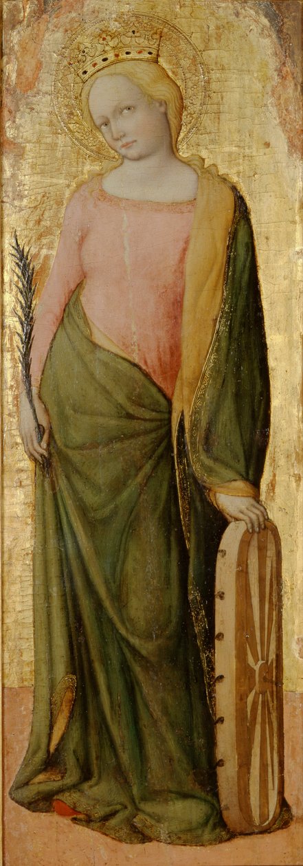 Sankta Katarina av Alexandria, c1443-1468 av Francesco de Franceschi